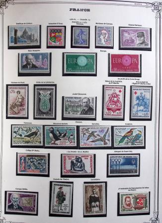 1849-1975 Belle collection de France en un album Y&T,