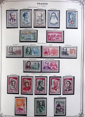 1849-1975 Belle collection de France en un album Y&T,