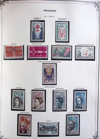 1849-1975 Belle collection de France en un album Y&T,