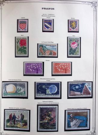 1849-1975 Belle collection de France en un album Y&T,