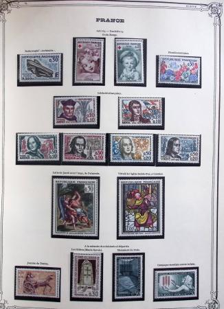 1849-1975 Belle collection de France en un album Y&T,