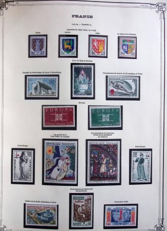 1849-1975 Belle collection de France en un album Y&T,