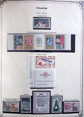 1849-1975 Belle collection de France en un album Y&T,