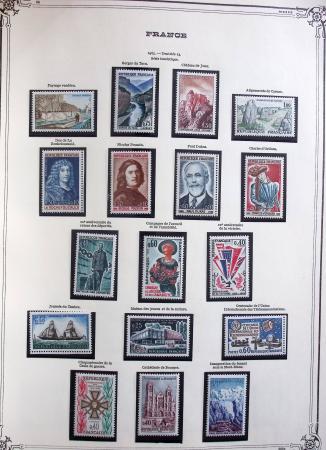 1849-1975 Belle collection de France en un album Y&T,