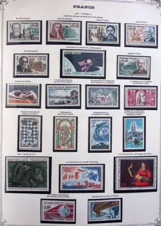 1849-1975 Belle collection de France en un album Y&T,