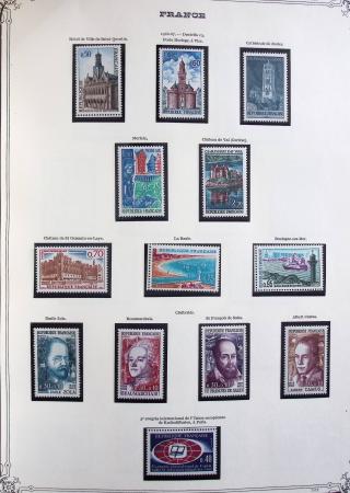 1849-1975 Belle collection de France en un album Y&T,