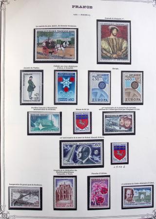 1849-1975 Belle collection de France en un album Y&T,