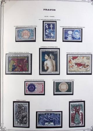 1849-1975 Belle collection de France en un album Y&T,