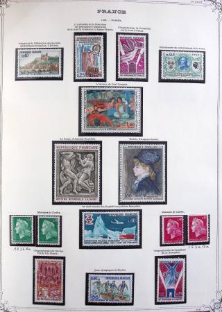 1849-1975 Belle collection de France en un album Y&T,