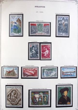 1849-1975 Belle collection de France en un album Y&T,