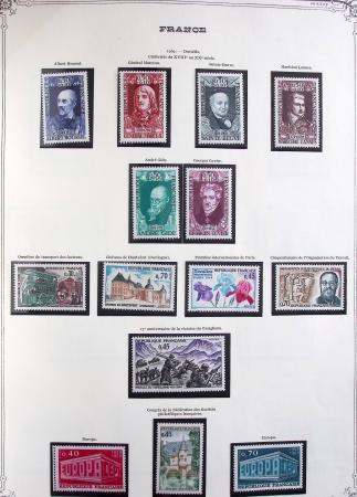 1849-1975 Belle collection de France en un album Y&T,
