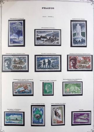 1849-1975 Belle collection de France en un album Y&T,