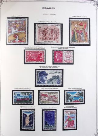 1849-1975 Belle collection de France en un album Y&T,