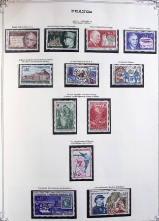 1849-1975 Belle collection de France en un album Y&T,