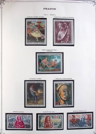 1849-1975 Belle collection de France en un album Y&T,