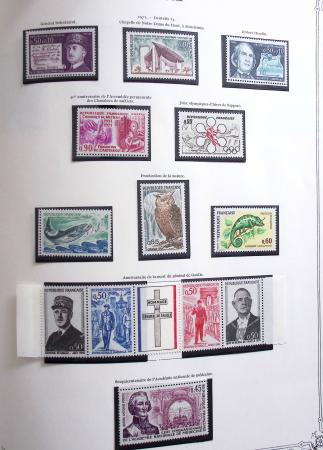 1849-1975 Belle collection de France en un album Y&T,