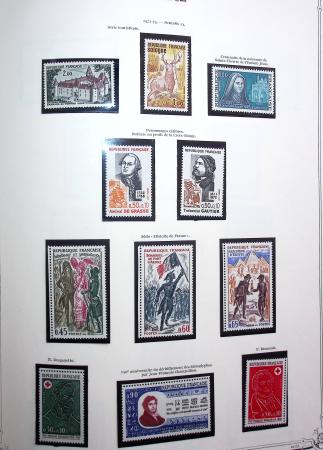 1849-1975 Belle collection de France en un album Y&T,