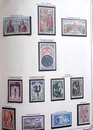 1849-1975 Belle collection de France en un album Y&T,