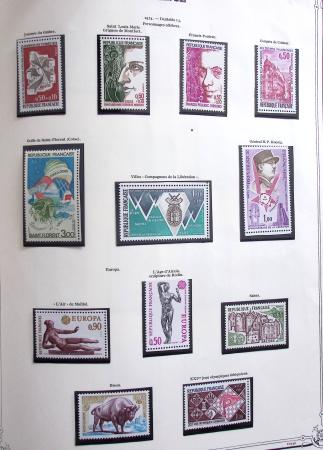 1849-1975 Belle collection de France en un album Y&T,