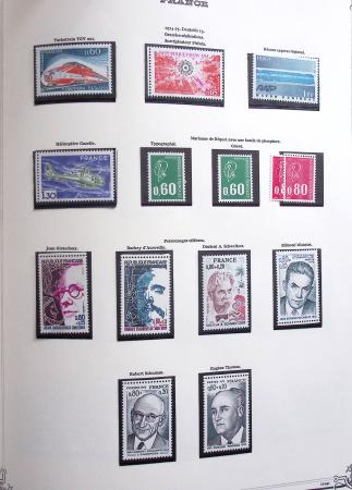 1849-1975 Belle collection de France en un album Y&T,