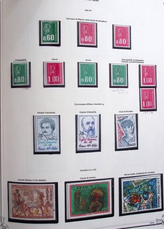 1849-1975 Belle collection de France en un album Y&T,