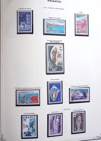1849-1975 Belle collection de France en un album Y&T,