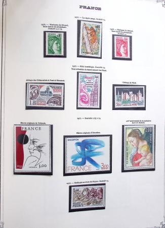 1849-1975 Belle collection de France en un album Y&T,
