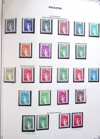 1849-1975 Belle collection de France en un album Y&T,