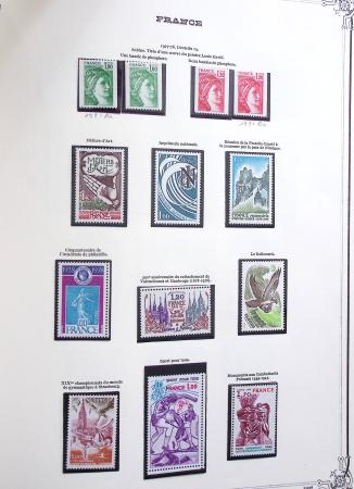 1849-1975 Belle collection de France en un album Y&T,