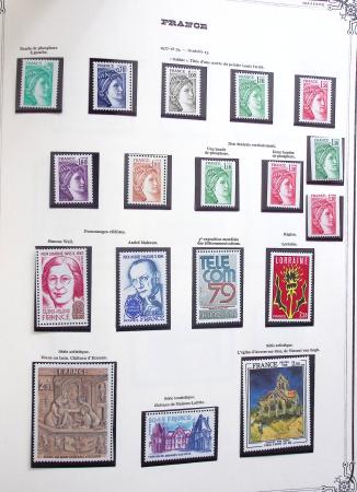 1849-1975 Belle collection de France en un album Y&T,