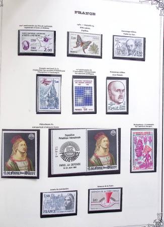 1849-1975 Belle collection de France en un album Y&T,