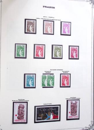 1849-1975 Belle collection de France en un album Y&T,