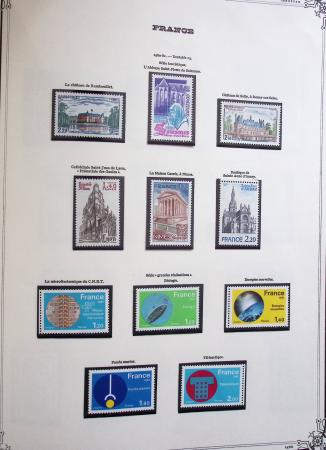 1849-1975 Belle collection de France en un album Y&T,