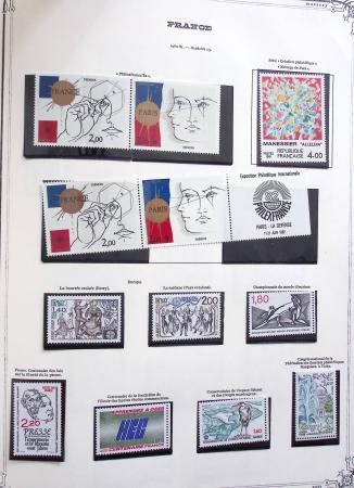 1849-1975 Belle collection de France en un album Y&T,