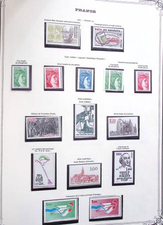 1849-1975 Belle collection de France en un album Y&T,