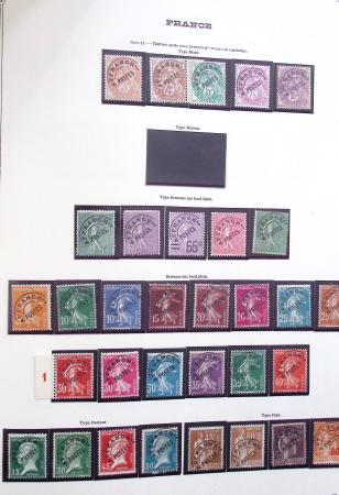 1849-1975 Belle collection de France en un album Y&T,
