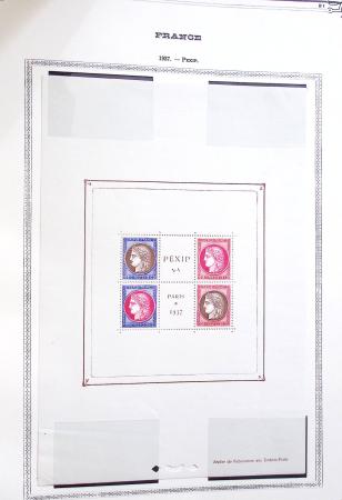 1849-1975 Belle collection de France en un album Y&T,