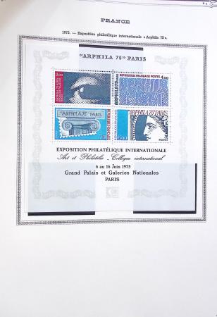 1849-1975 Belle collection de France en un album Y&T,