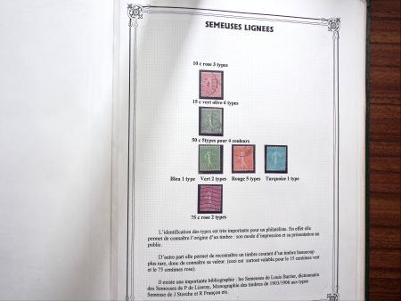 1903-1938, Collection d'étude sur les SEMEUSES lignées