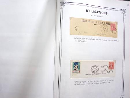 1903-1938, Collection d'étude sur les SEMEUSES lignées