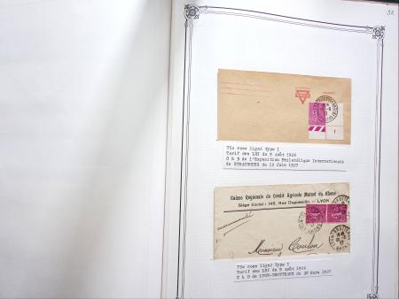 1903-1938, Collection d'étude sur les SEMEUSES lignées