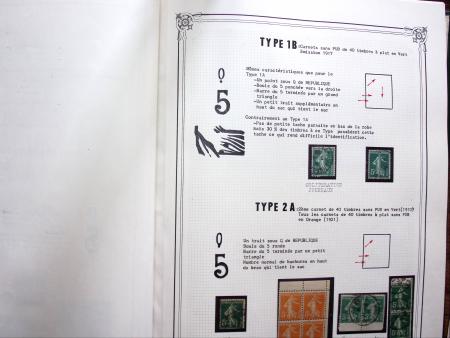 1903-1938, Collection d'étude sur les SEMEUSES lignées