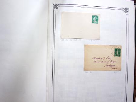 1903-1938, Collection d'étude sur les SEMEUSES lignées