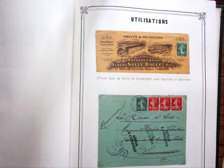 1903-1938, Collection d'étude sur les SEMEUSES lignées