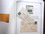 1903-1938, Collection d'étude sur les SEMEUSES lignées