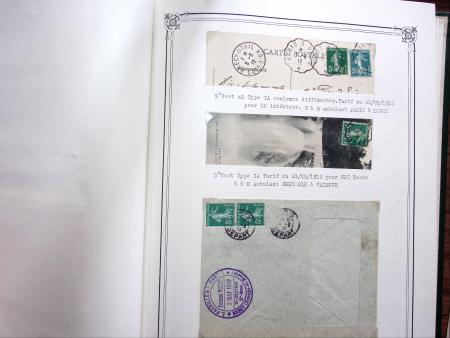 1903-1938, Collection d'étude sur les SEMEUSES lignées