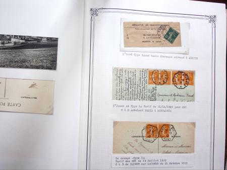 1903-1938, Collection d'étude sur les SEMEUSES lignées