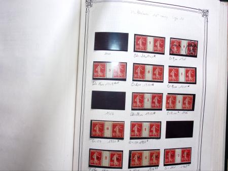 1903-1938, Collection d'étude sur les SEMEUSES lignées