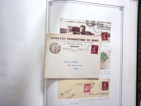 1903-1938, Collection d'étude sur les SEMEUSES lignées