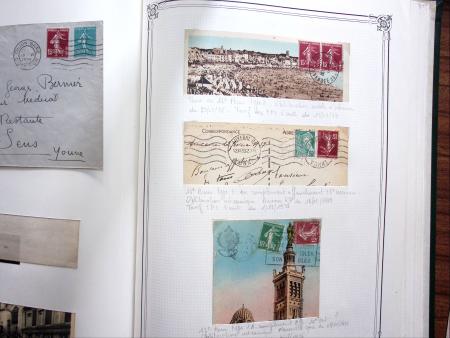 1903-1938, Collection d'étude sur les SEMEUSES lignées